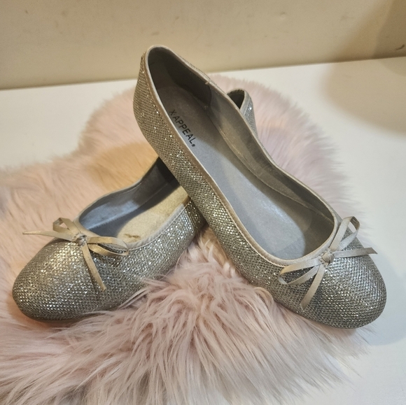 Xappeal women's glitter ballet flat shoes size 9 - Picture 5 of 11